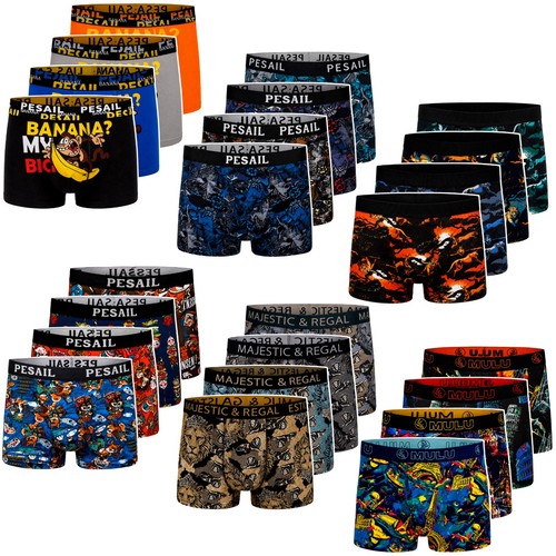 4er pack boxershorts bunte - 4er,