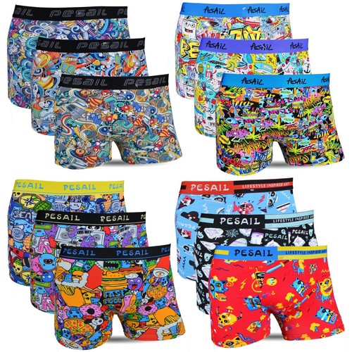 4er pack boxershorts retro - pack,