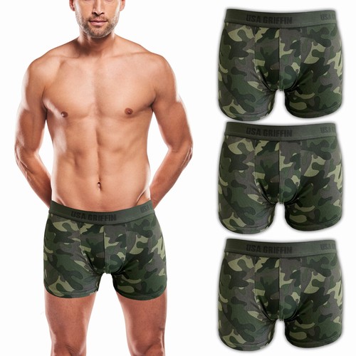3er herren boxershorts usa - herren,